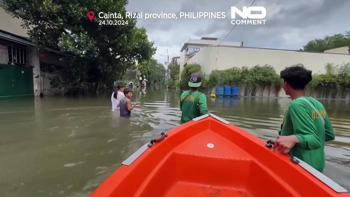 News video: Philippinen: Tropensturm Trami tötet mindestens 24 Menschen