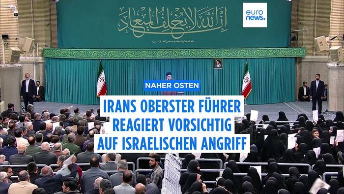 Video: Irans oberster Führer reagiert vorsichtig auf den jüngsten Angriff Israels