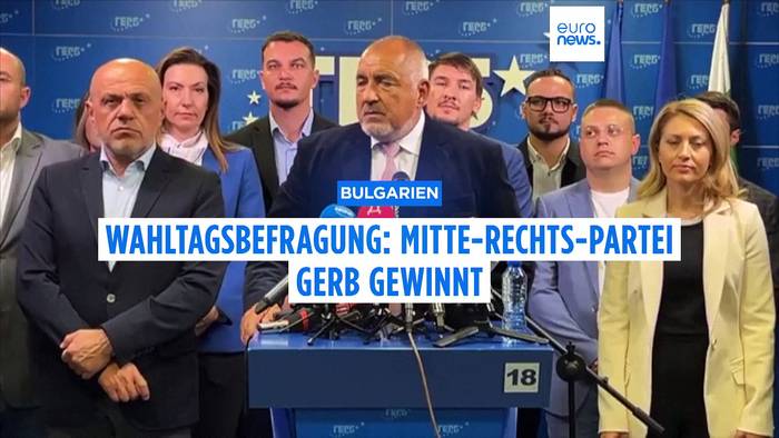 News video: Bulgarien: Mitte-Rechts-Partei GERB gewinnt laut Wahltagsbefragungen