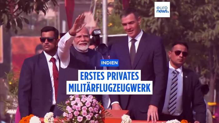 News video: Modi und Sanchez eröffnen Indiens erste private Militärflugzeugfabrik