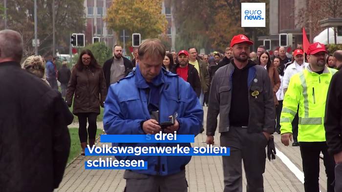 Video: Betriebsrat: VW schliesst mindestens drei Werke in Deutschland