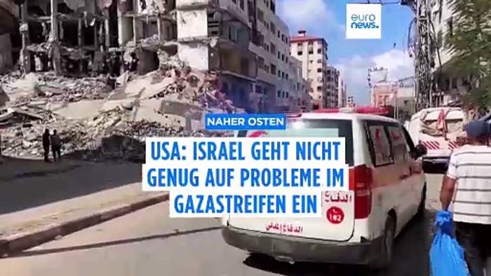 Video: USA: Israel geht nicht genug auf Probleme im Gazastreifen ein