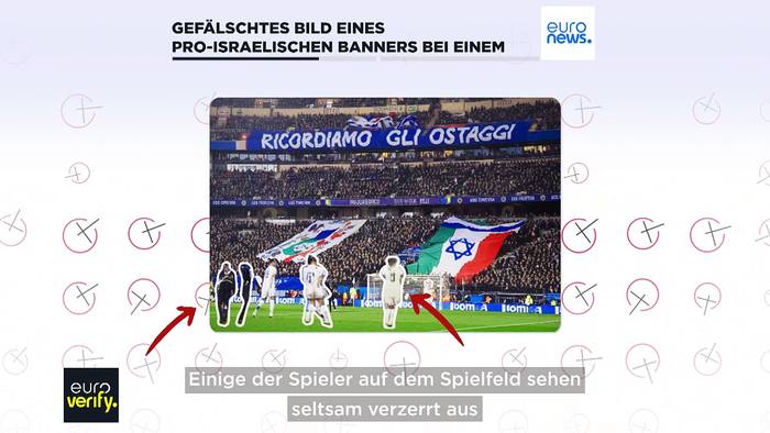 Video: Gefälschtes pro-israelisches Banner geht viral