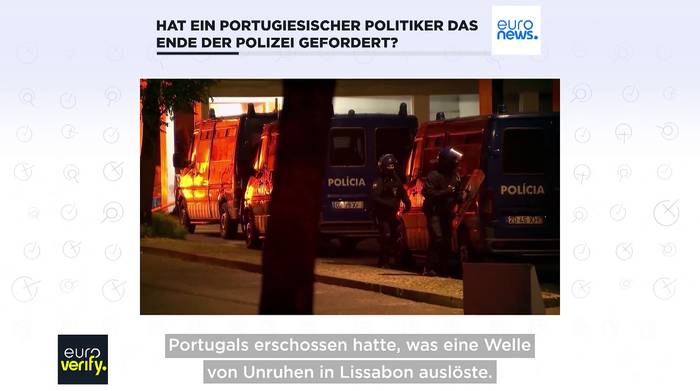 Video: Hat ein linker Politiker in Portugal das Ende der Polizei gefordert?