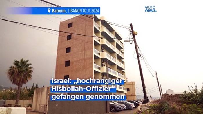 Video: Hisbollah-Marineoffizier von israelischem Kommando im Nordlibanon gefangengenommen