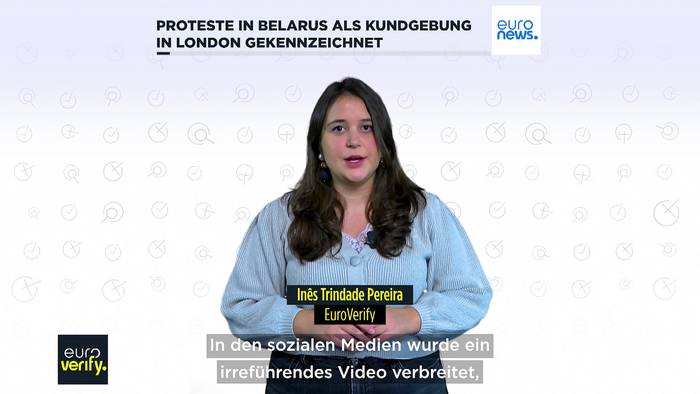 Video: Faktencheck: Belarus-Protest fälschlicherweise als rechtsextremer Protest in London dargestellt
