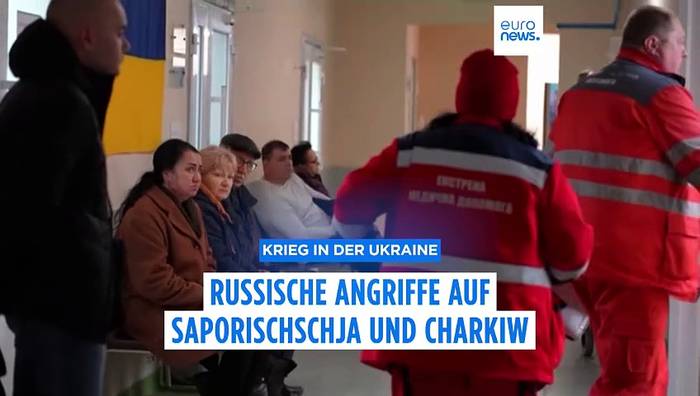 News video: Tote und Verletzte: Russland greift erneut Saporischschja und Charkiw an