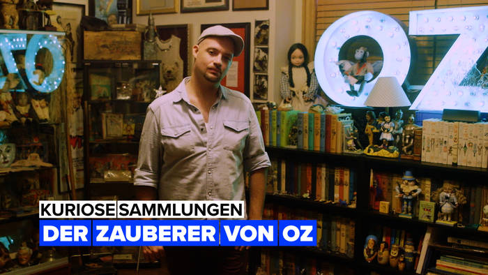 News video: Dieser Mann hat mehr als 10.000 Artikel in seiner „Zauberer von Oz“-Sammlung!