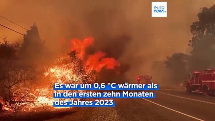 News video: Klima: 2024 wird wohl wärmstes Jahr seit Beginn der Aufzeichnungen