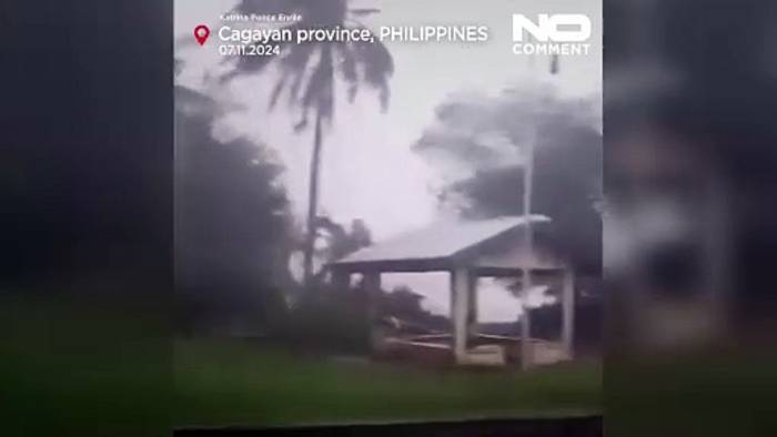 News video: No Comment: Taifun Yinxing verwüstet Nordphilippinen und beschädigt Flughäfen