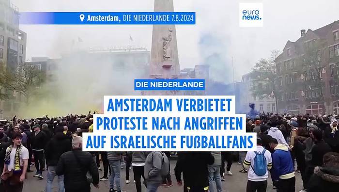 News video: Amsterdam: Eskalation nach Angriffen auf israelische Fans – Rückführungen und Protestverbot