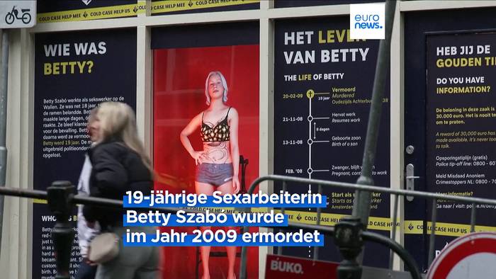 Video: 15 Jahre alter Mordfall im Amsterdamer Rotlichtviertel: Ein Hologramm soll der Polizei helfen