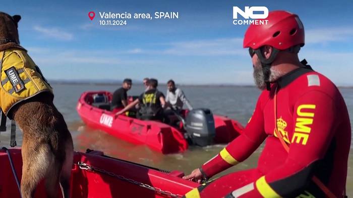 News video: Suche nach Flutopfern in Spanien