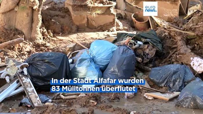 News video: Spanien: Müll und Ratten nach Überschwemmungen