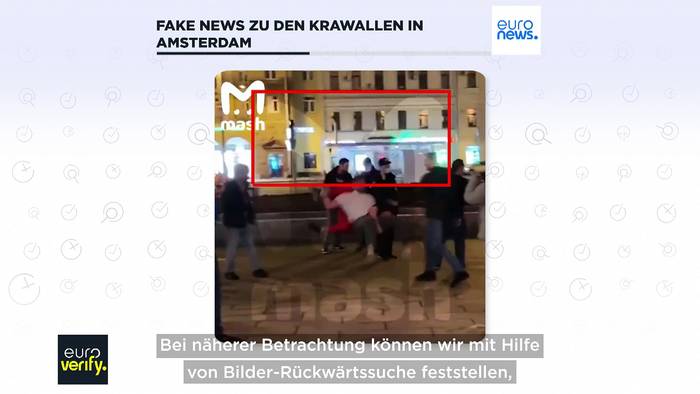 News video: Fake News zu Krawallen in Amsterdam: Altes Video aus Russland zeigt Schlägerei