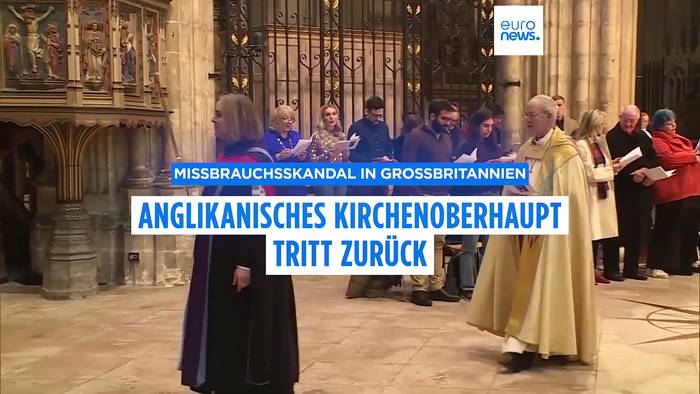 News video: Oberhaupt der Kirche von England tritt nach Verschleierung von sexuellem Missbrauch zurück