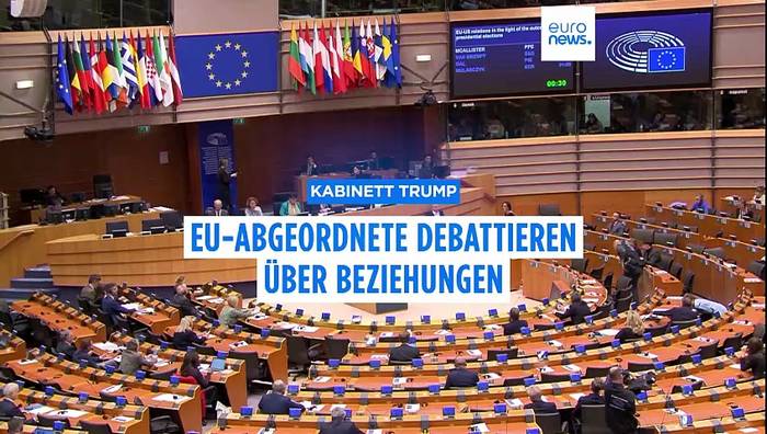 News video: EU-Parlament berät über Beziehungen zur künftigen Trump-Regierung