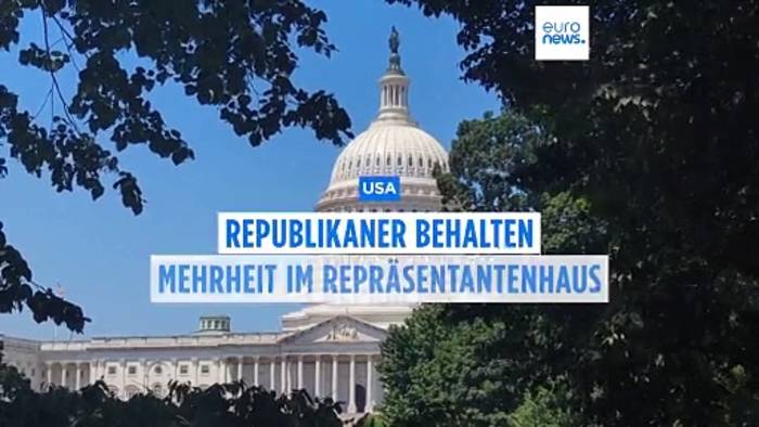 News video: Republikaner behalten Mehrheit im Repräsentantenhaus