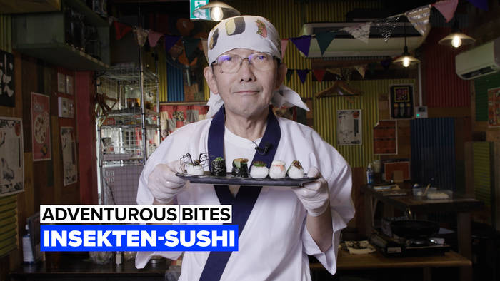 Video: Adventurous bites: Insekten-Sushi