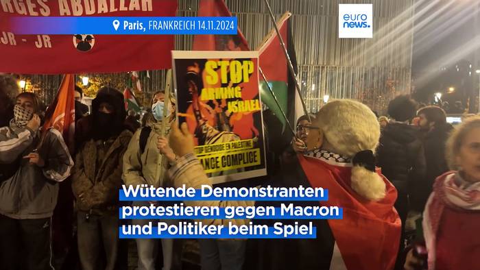 News video: Proteste in Paris: Spannungen bei Frankreich-Israel-Spiel