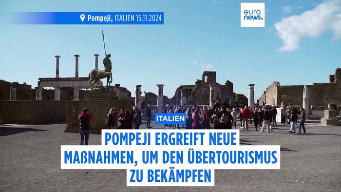 Video: Ende des Massentourismus: Was wird anders in Pompeji in Italien?