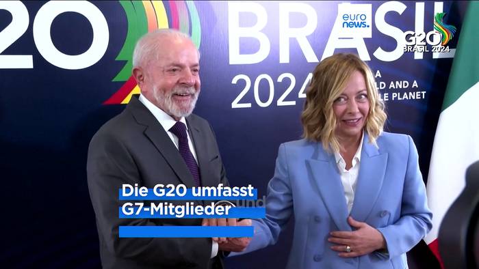 Video: G20-Gipfel: Staats- und Regierungschefs treffen in Rio de Janeiro ein