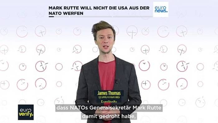 News video: Faktencheck: Will Mark Rutte die USA aus der NATO werfen?