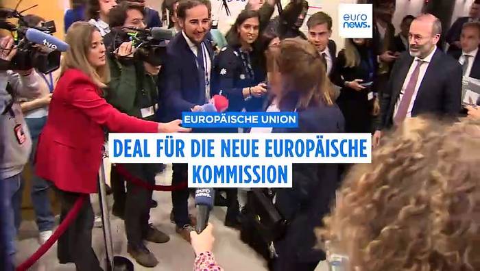 News video: Zentrumsfraktionen des Europäischen Parlaments einigen sich auf neue Kommissare