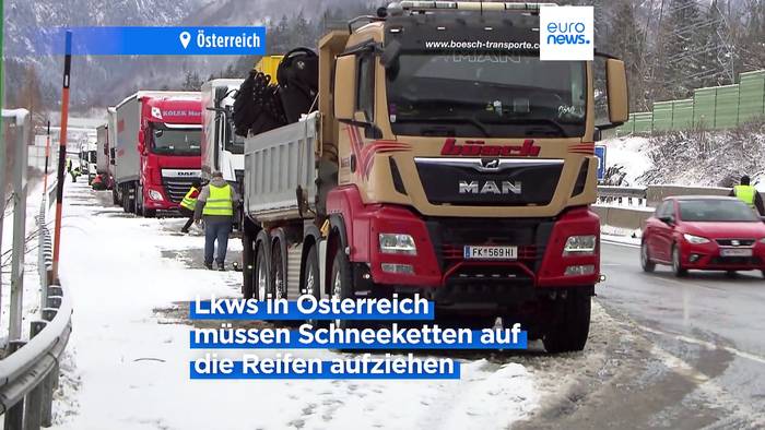 News video: Schneefall in ganz Europa nach polarer Kaltluftfront