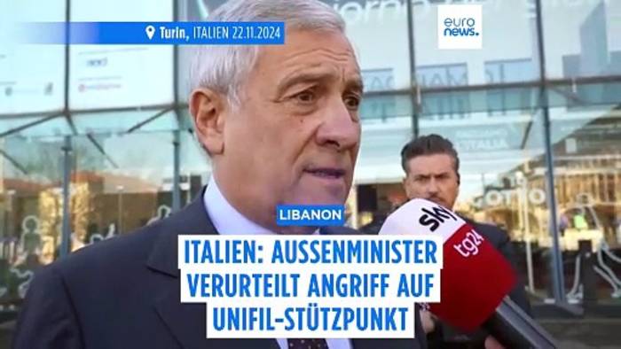 Video: Italien: Außenminister verurteilt Angriff auf UNIFIL-Stützpunkt in Libanon