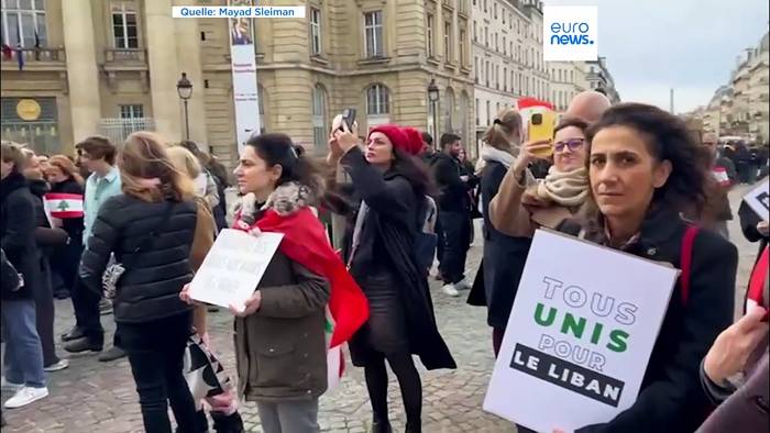 News video: Franko-Libanesen in der Diaspora: Die Angst um den Libanon wächst