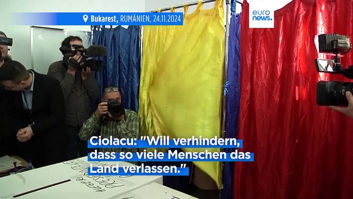 Video: Präsidentenwahl in Rumänien: Populist Georgescu liegt überraschend in Führung