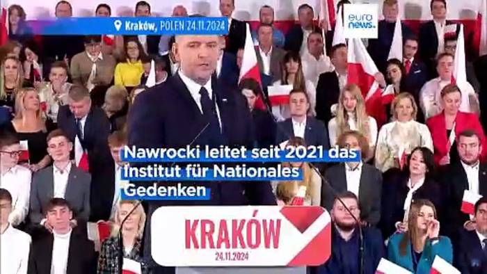 Video: PiS-Partei wählt Historiker Nawrocki zum Präsidentschaftskandidaten