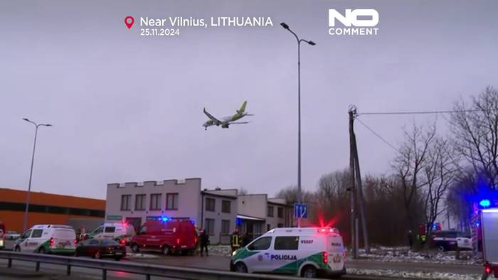 Video: No Comment: Flugzeugabsturz in Litauen fordert ein Todesopfer