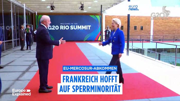Video: EU-Mercosur-Abkommen: Frankreich will Freihandelsdeal verhindern