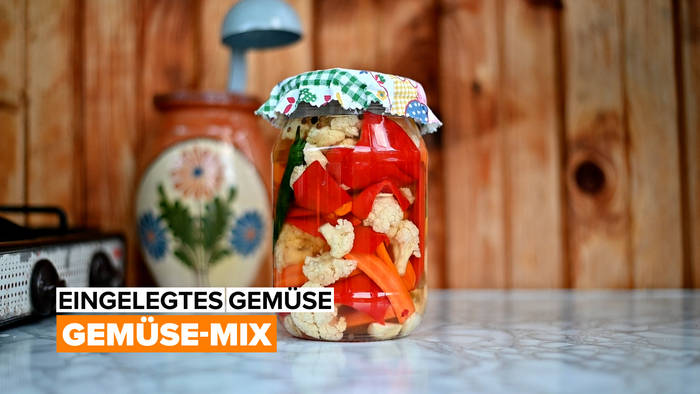 News video: Eingelegtes Gemüse: Gemüse-Mix