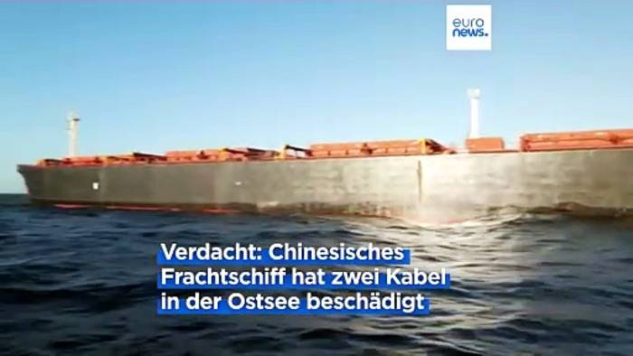 Video: Sabotagevorwürfe in der Ostsee: Stockholm drängt chinesisches Frachtschiff zur Rückkehr nach Schweden