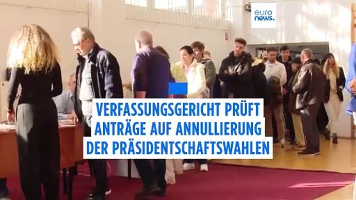 Video: Rumänisches Verfassungsgericht prüft Georgescus Wahlsieg