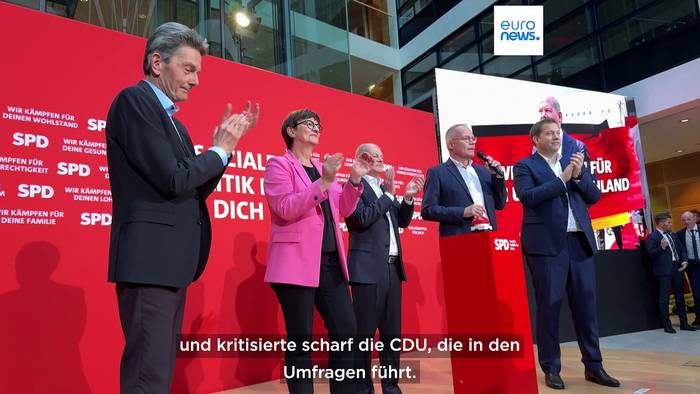 Video: Scholz und SPD starten Wahlkampfoffensive