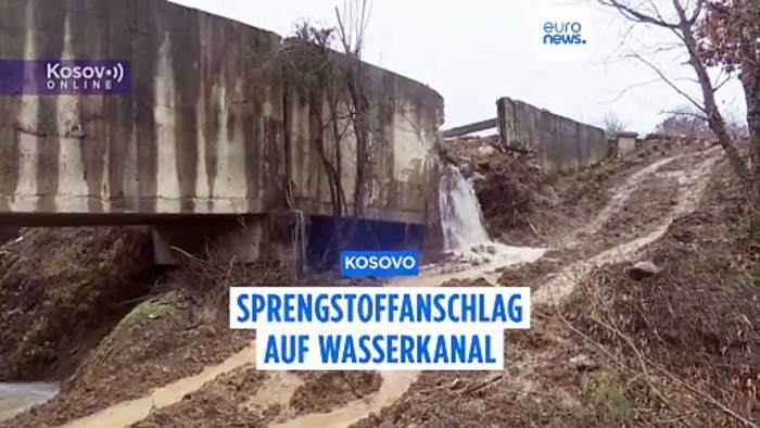 Video: Kosovo wirft Serbien Sprengstoffanschlag auf Wasser- und Stromversorgung vor