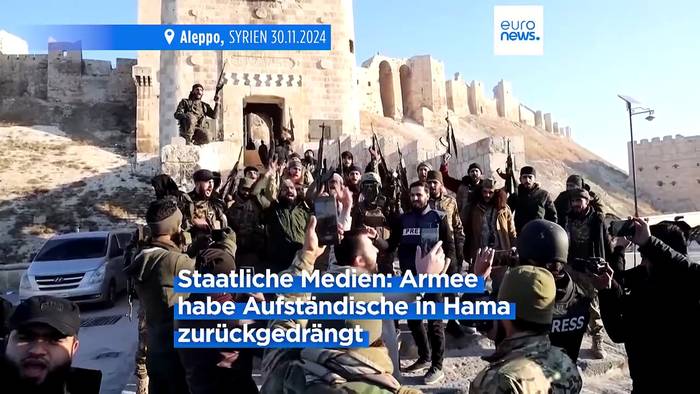 Video: Syrien schickt nach Überraschungsangriff der Rebellen Verstärkung in die Region Aleppo