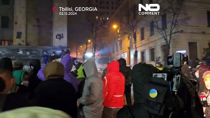 News video: Proteste gegen den gestoppten EU-Beitritt nehmen trotz Polizeigewalt zu