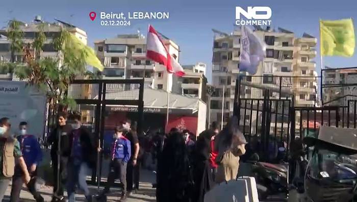 Video: Pfadfinder räumen Schutt und Trümmer in den südlichen Vororten von Beirut auf