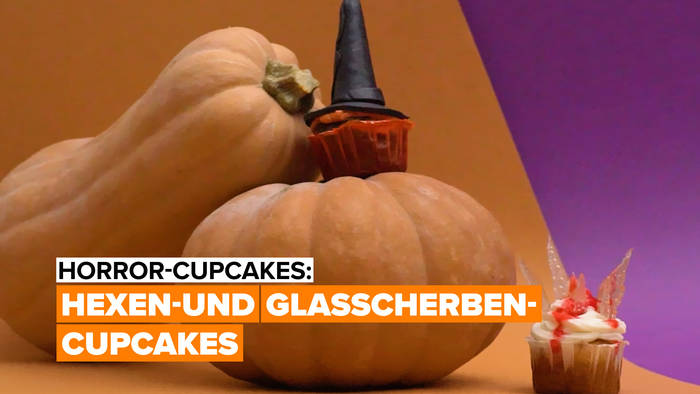Video: Horror Cupcakes: Hexen- und Glasscherben-Cupcakes