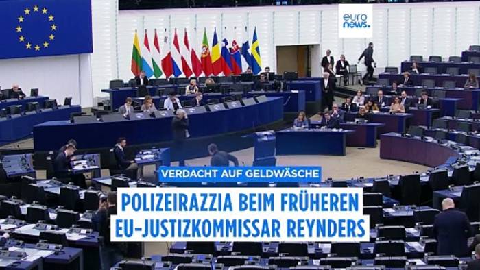 News video: Verdacht auf Geldwäsche: früherer EU-Justizkommissar Reynders verhört