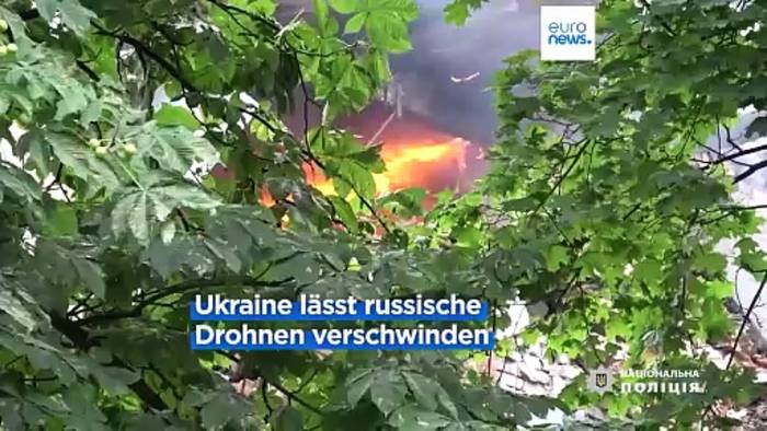 Video: Wie die Ukraine russische Drohnen nach Belarus umleitet