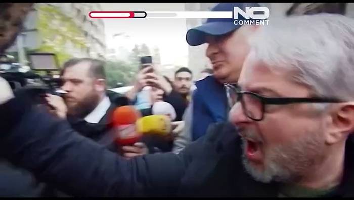 Video: No Comment: Oppositionsführer in Georgien nach Razzia festgenommen