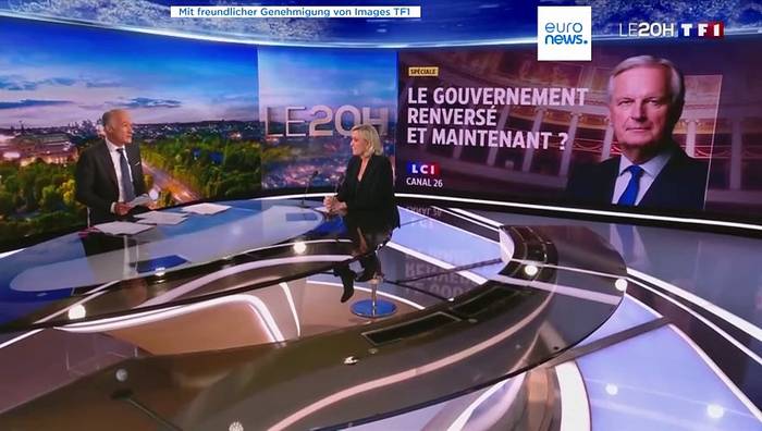 News video: Regierungskrise in Frankreich: Ministerpräsident Michel Barnier reicht Rücktritt ein