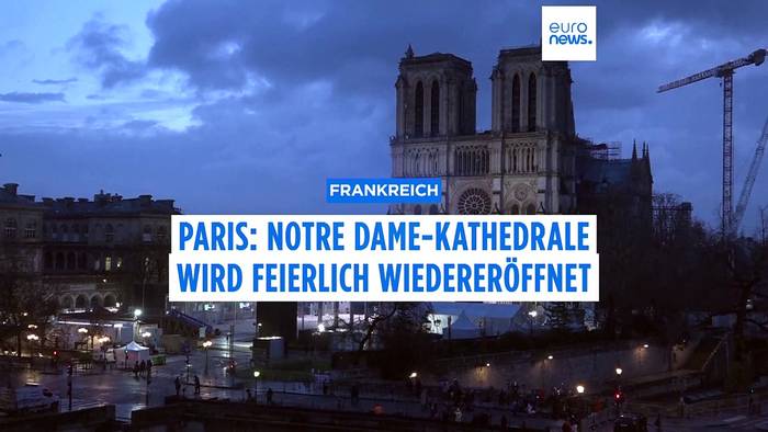 Video: Paris: Notre Dame-Kathedrale wird feierlich wiedereröffnet