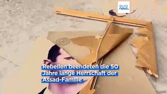 Video: Damaskus: Syrer feiern den Sturz von Assad